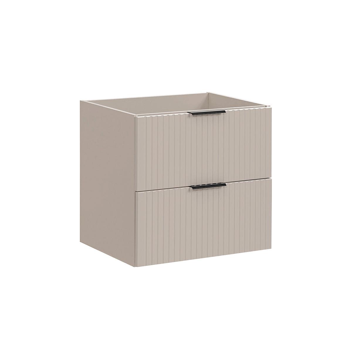 WASCHTISCHUNTERSCHRANK 60.2cm Adriel Kaschmir - Beige, Holzwerkstoff (60.2/57/46cm) - Petits-meubles