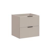 WASCHTISCHUNTERSCHRANK 60.2cm Adriel Kaschmir - Beige, Holzwerkstoff (60.2/57/46cm) - Petits-meubles