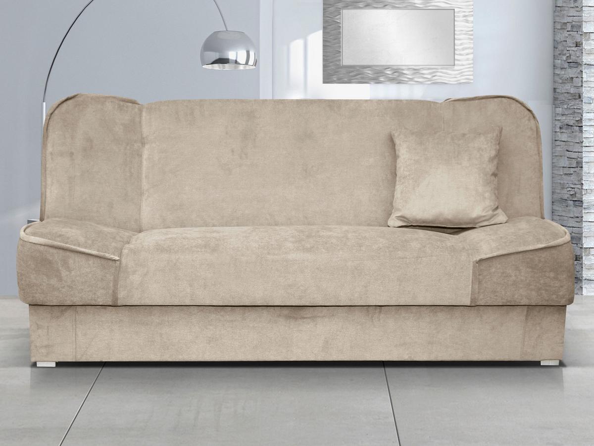 SCHLAFSOFA Gabi - Silberfarben/Naturfarben, Holz/Kunststoff (175/80/80cm) - MIRJAN24