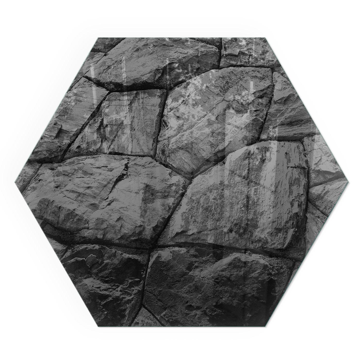 GLASPLATTE für Kamin h40 cm - Grau, Glas (40/40/0.4cm) - TULUP