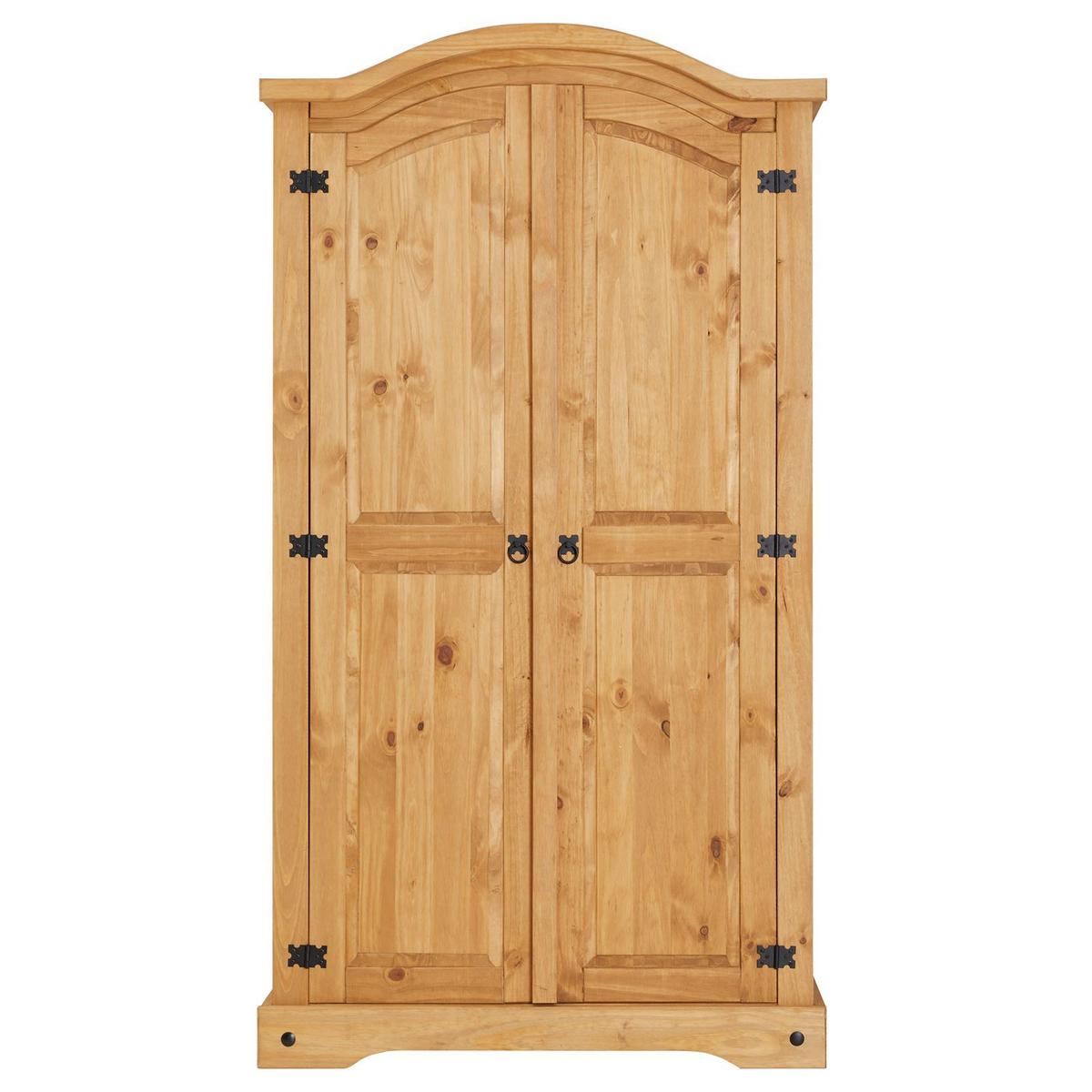 KLEIDERSCHRANK SALSA - Braun, Holz (102/188/56cm) - CARO-Möbel