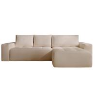 ECKSOFA Portland Beige Rechts - Beige, Holz/Kunststoff (250/165cm) - Graingold
