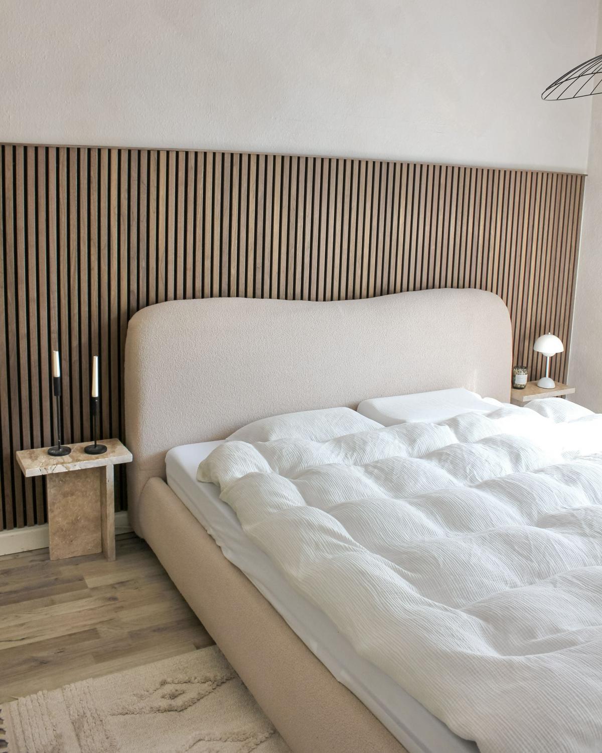 BETT mit Stauraum 160x200 cm Beige Blagnac - Beige, Textil (160/200cm) - Beliani