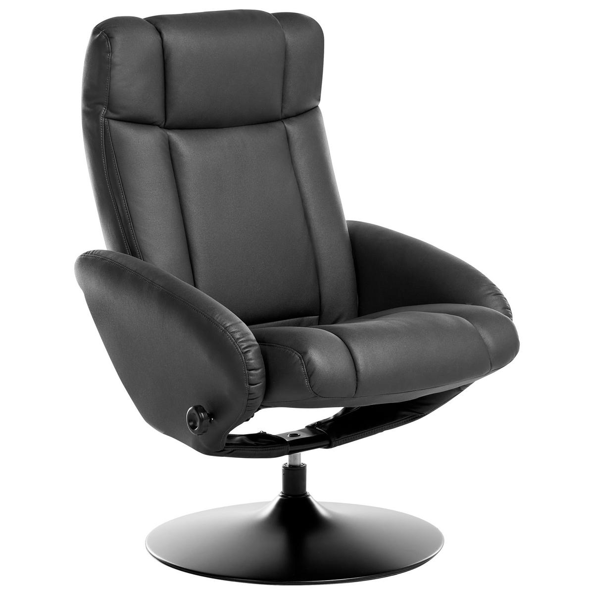 FERNSEHSESSEL Schwarz Apate - Schwarz, Kunststoff (71/94/75cm) - Beliani