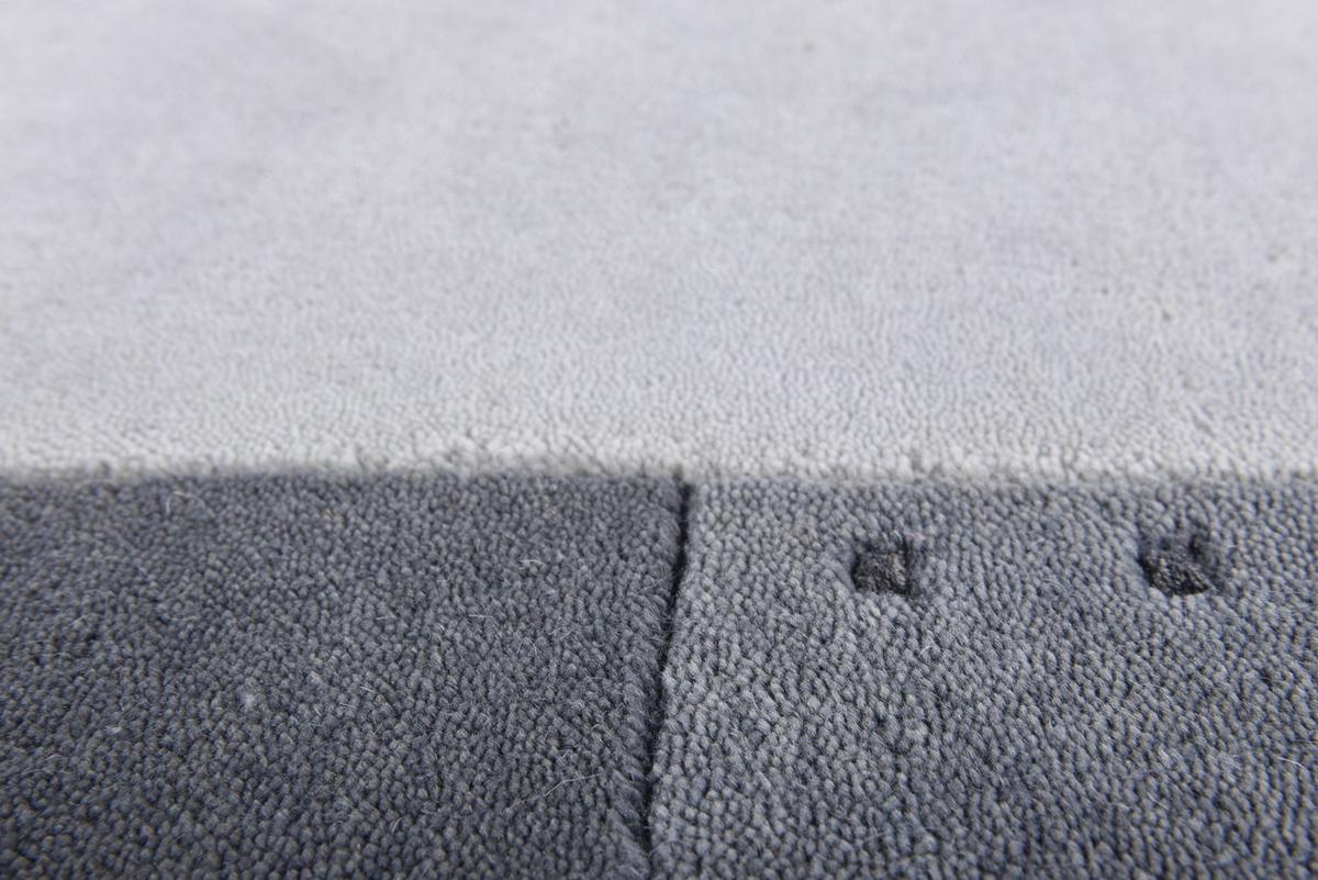 HANDTUFTTEPPICH Royal Ganges 60x90 cm - Silberfarben, Textil (60/90cm) - THEKO