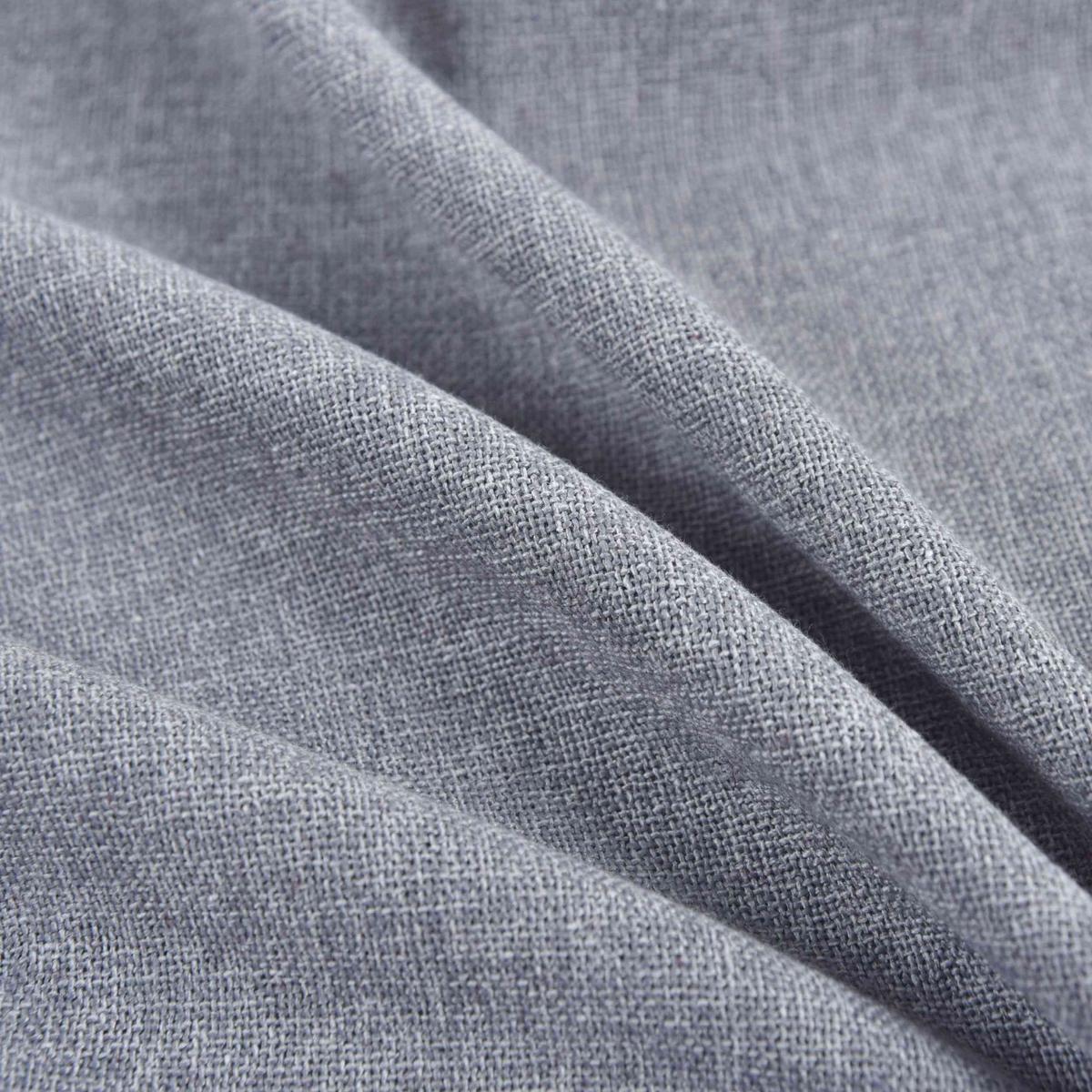 VORHANG 2ER SET »Essen« HxB 245x145 cm Dunkelgrau - Dunkelgrau, Textil (145/245cm) - Gardinenbox