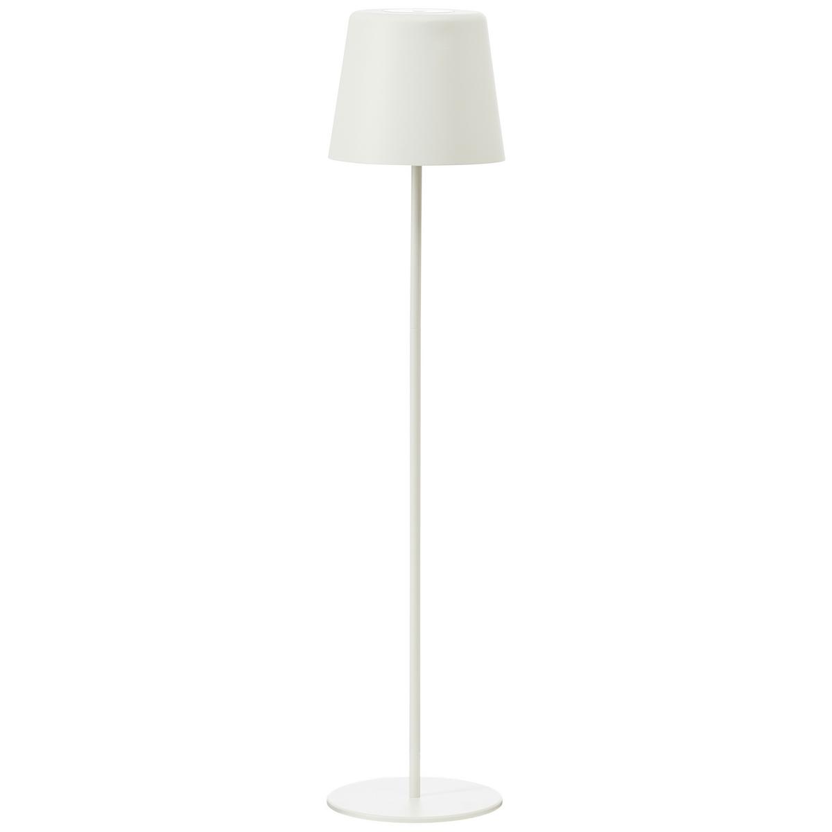 AUSSENSTEHLEUCHTE Kaami G40890/05 - Weiß, Metall (18/18/129.2cm) - Brilliant