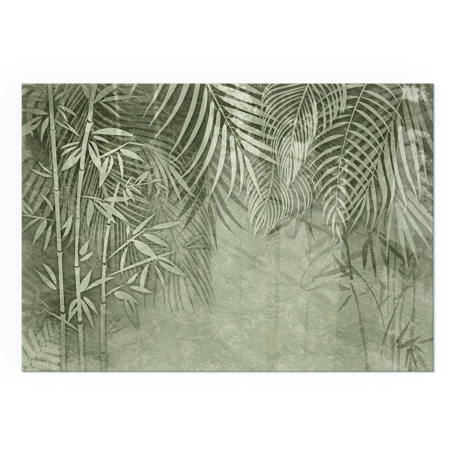 GLASPLATTE für Kamin 100x70 cm - Grün, Glas (100/70/0.4cm) - TULUP