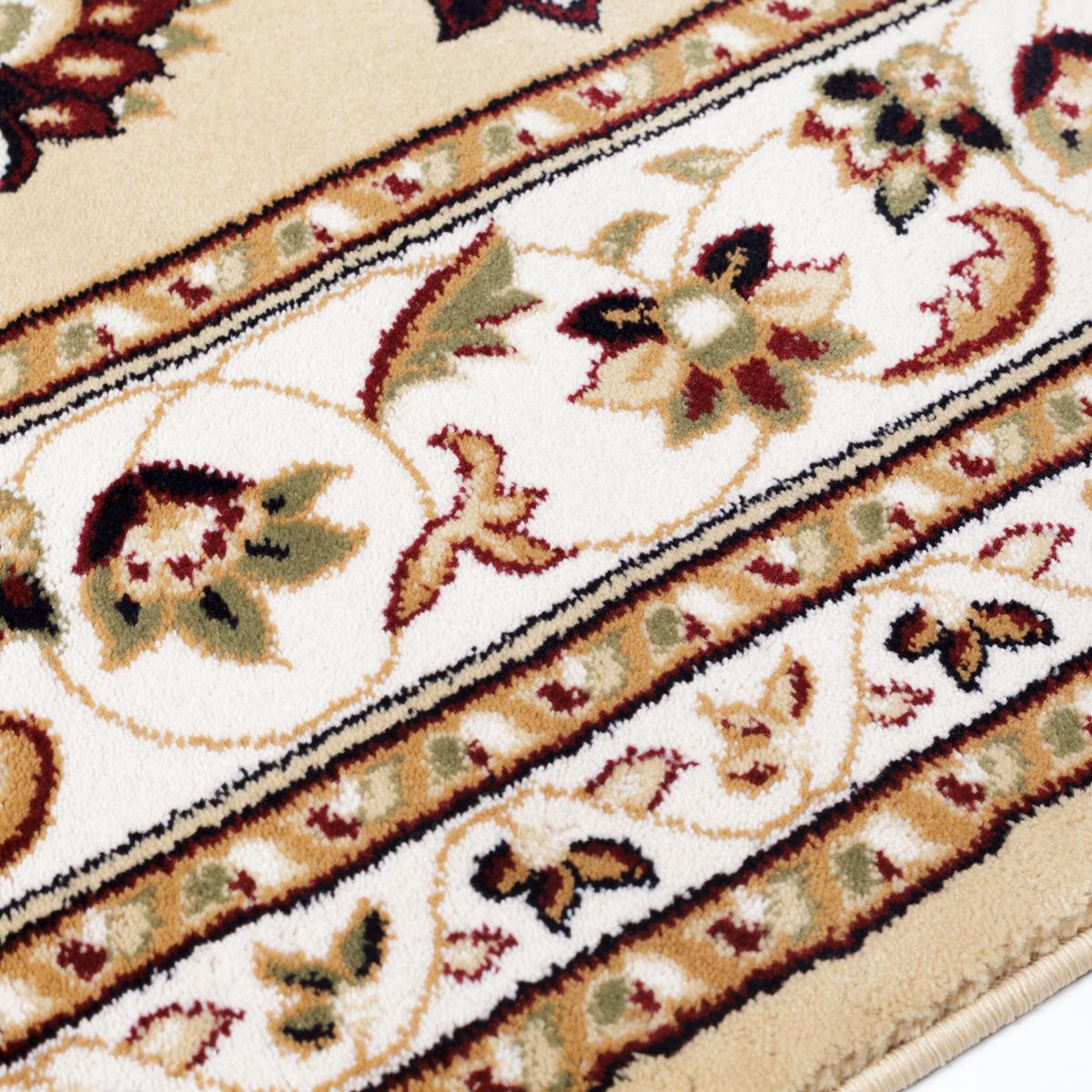 TEPPICH GLAZERT, klassisch-floral, Braun, 66 x 300 cm - Braun, Textil (300/66cm) - KADIMA DESIGN