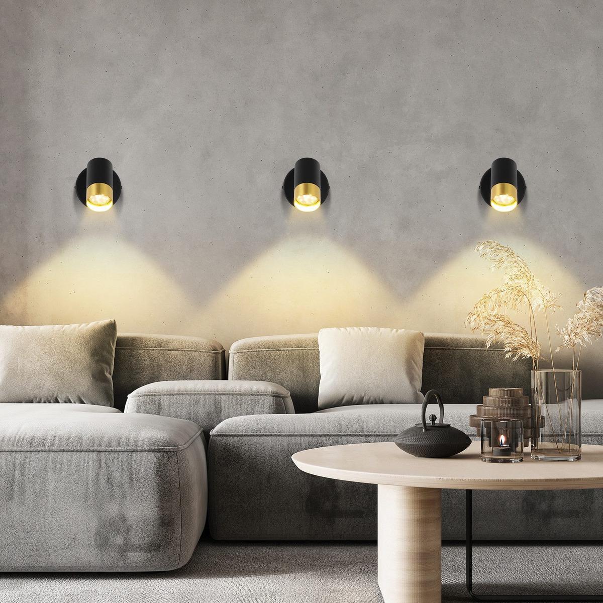 DECKENSTRAHLER Schwerin 1-flammig 10/10/17 cm - Schwarz, Metall (10/10/17cm) - Nettlife