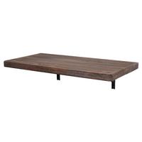WANDTISCH KLAPPBAR rechteckig Braun - Braun, Holz (100/20/50cm) - MCW
