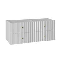 WASCHTISCHUNTERSCHRANK 120cm Izae Weiß - Weiß, Holzwerkstoff (120/50/45.8cm) - Petits-meubles