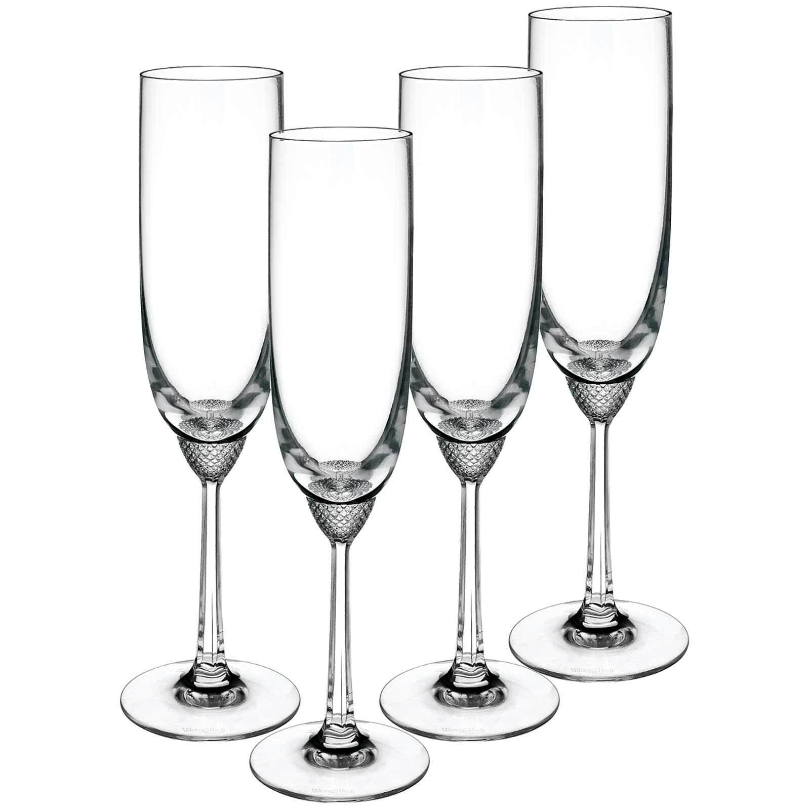 CHAMPAGNERGLÄSER Octavie transparent 160 ml 4er Set - Transparent, Glas (0.16L) - Villeroy & Boch