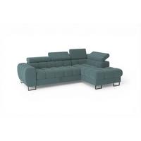ECKSOFA Bastien Mit Schlaffunktion - Grün, Holzwerkstoff/Textil (260/170cm) - Fun Möbel