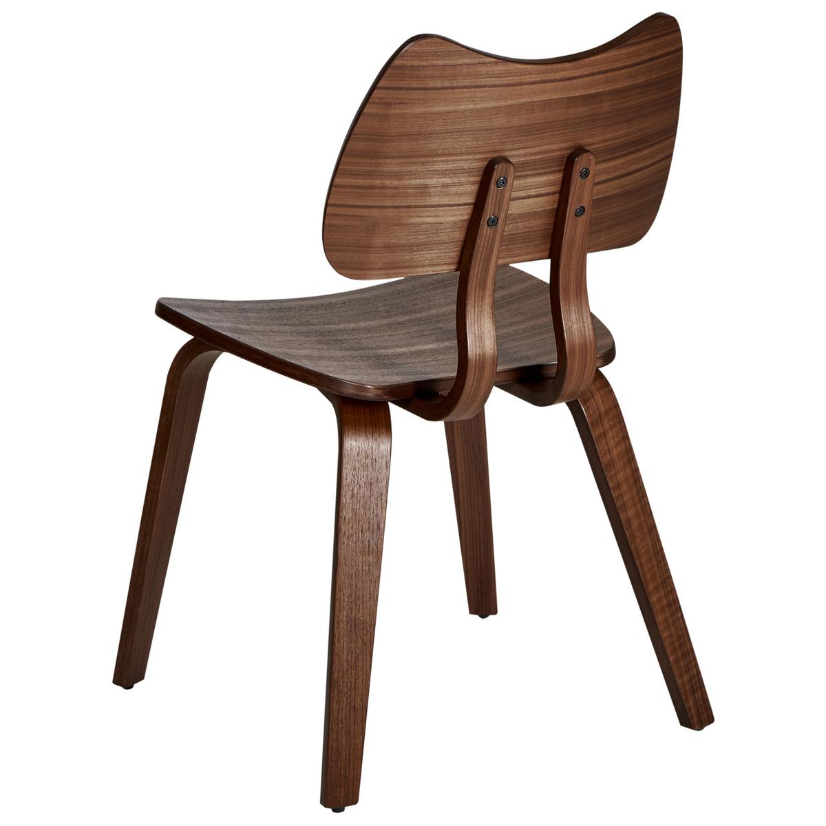 ESSZIMMERSTUHL 2er-Set Dunkelbraun Diana - Dunkelbraun, Holz (53/81/56cm) - Beliani