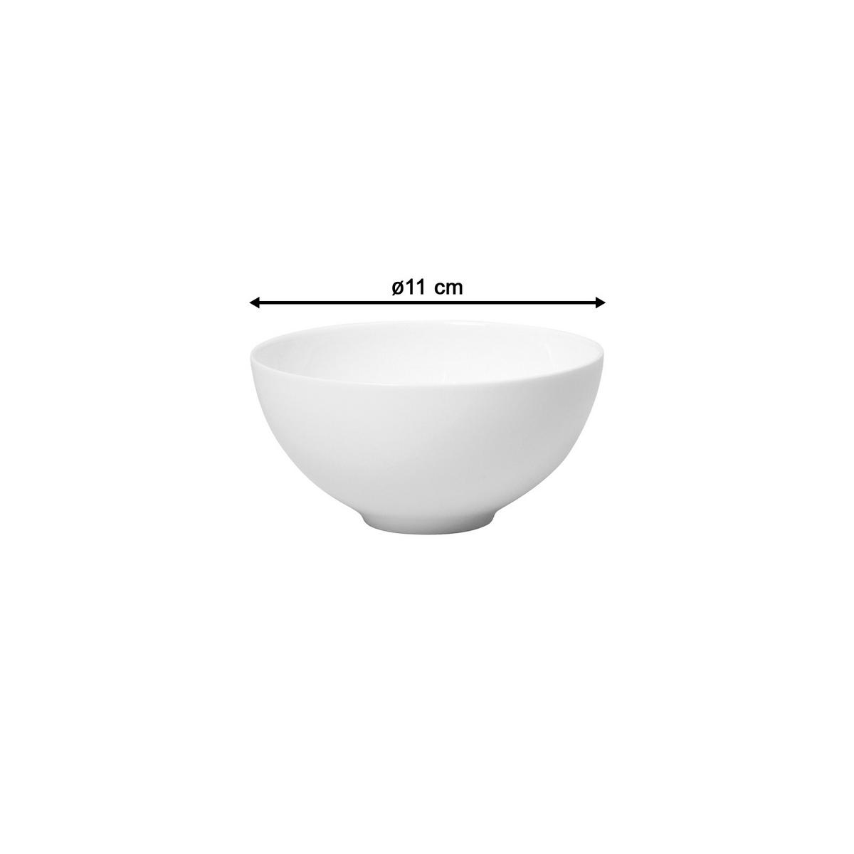 SUPPENSCHALE Royal weiß ø 11.0 cm 6er Set - Weiß, Keramik (11cm) - Villeroy & Boch