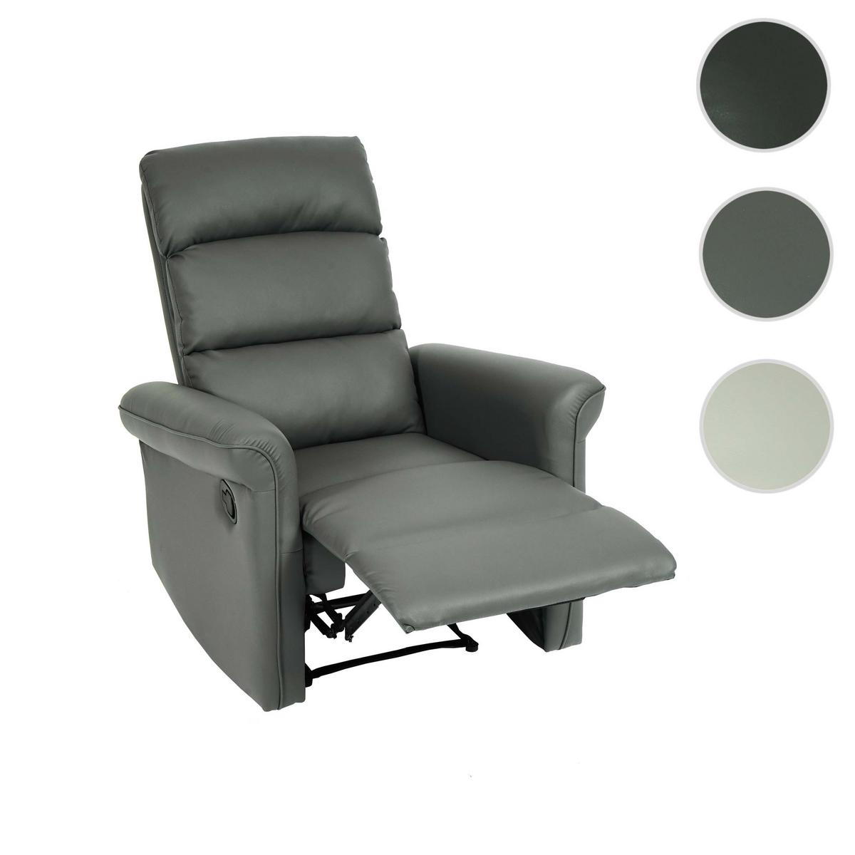 FERNSEHSESSEL Grau - Grau, Textil (84/104/90cm) - MCW