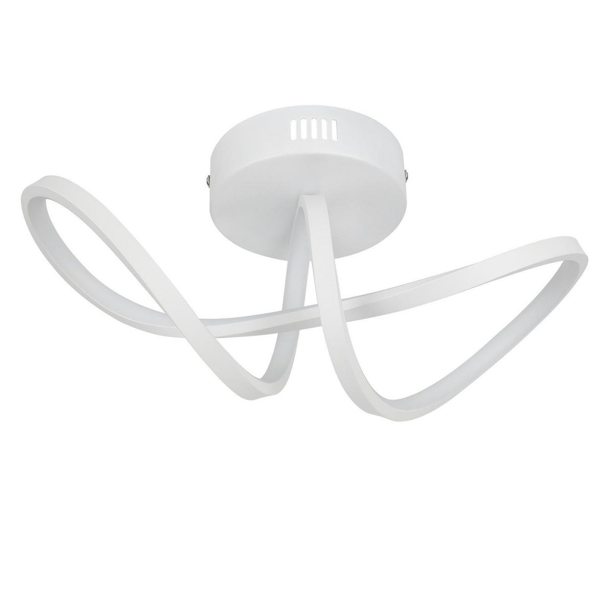 LED-DECKENLEUCHTE Marburg 34/14.5/17 cm - Weiß, Metall (34/14.5/17cm) - Nettlife