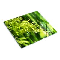 GLASPLATTE 60x52 cm Bambus - Grün, Glas (60/0.4/52cm) - TULUP