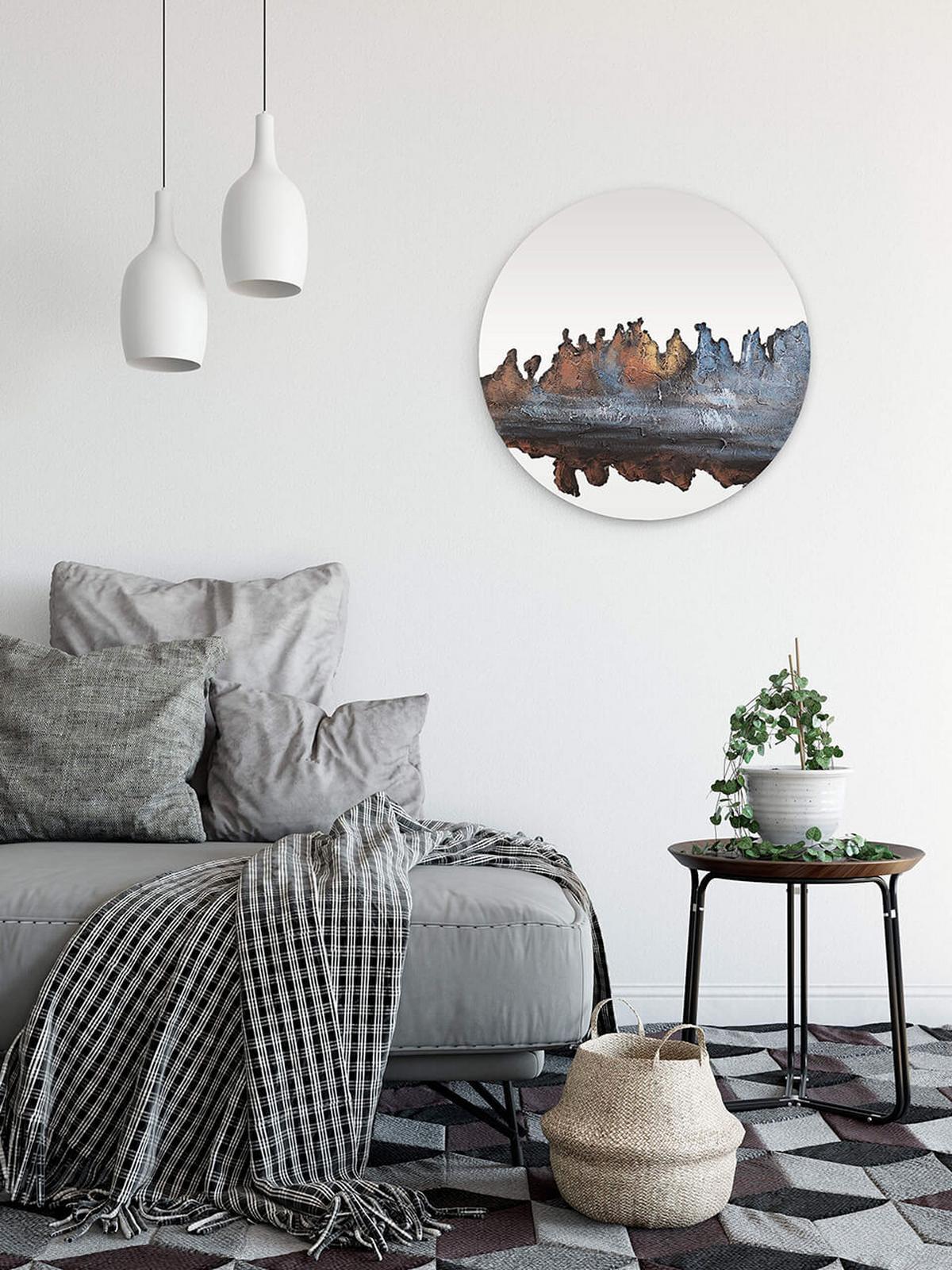 WANDSPIEGEL Braun 60/60 cm - Braun, Glas (5.05/60/2cm) - KUNSTLOFT