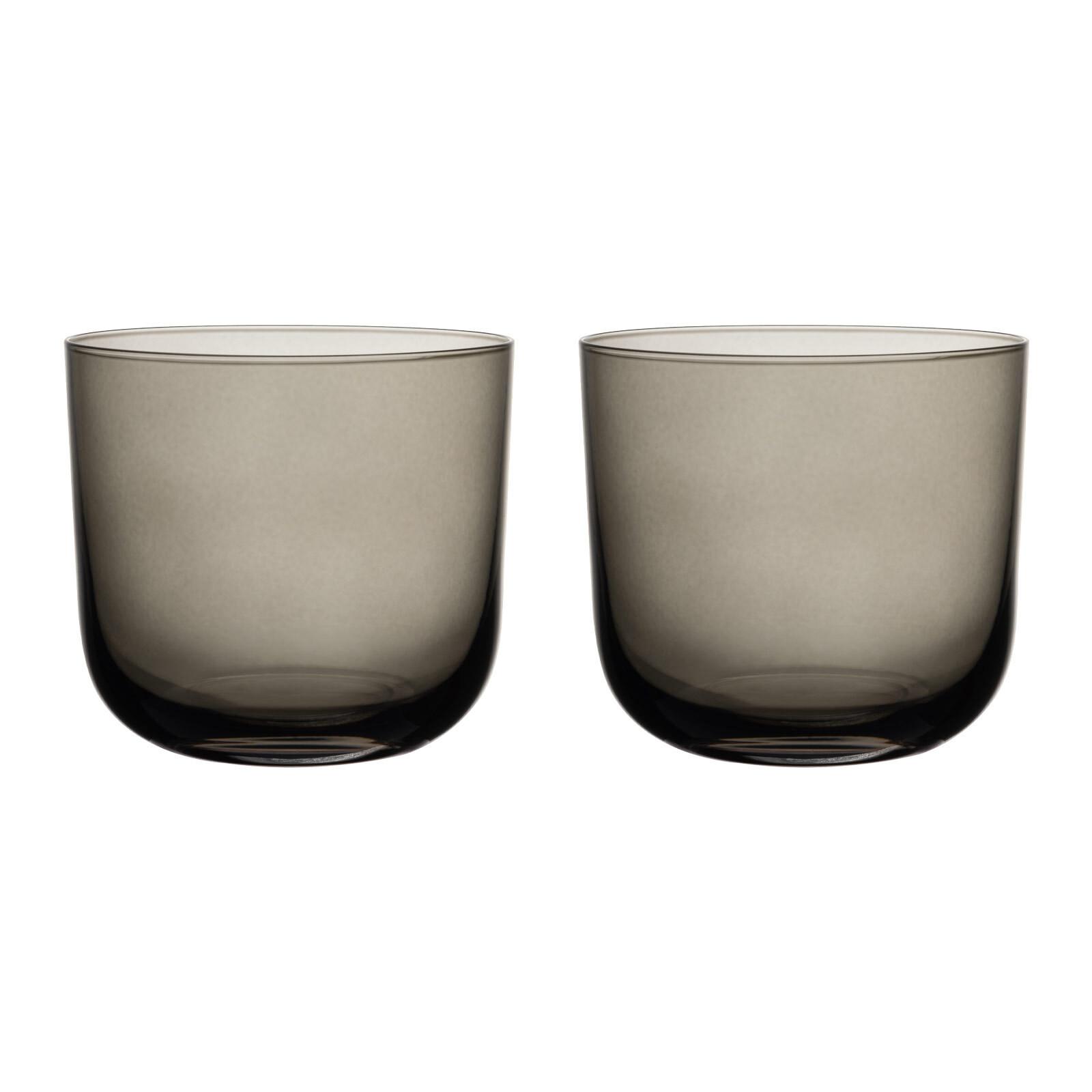 WASSERGLÄSER Like Glass Smoke 280 ml 2er Set - Grau, Glas (0.28L) - like.Villeroy & Boch
