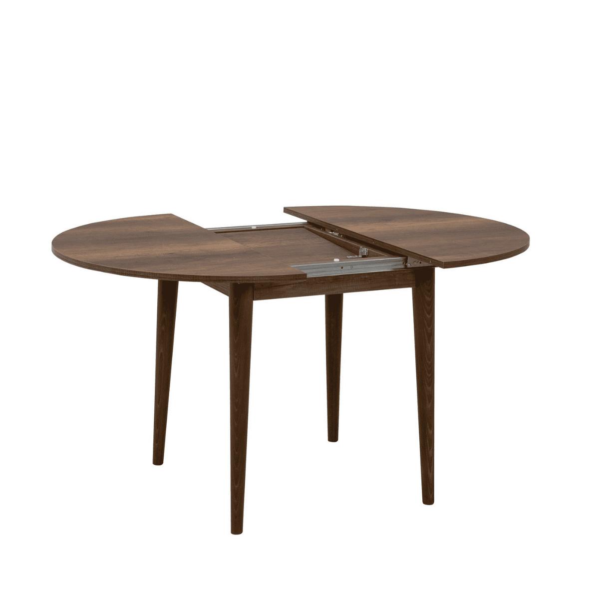 TISCH mit Massivholzbeinen - vina 100/100/75 cm - Naturfarben, Holzwerkstoff (105/100/75cm) - Calicosy