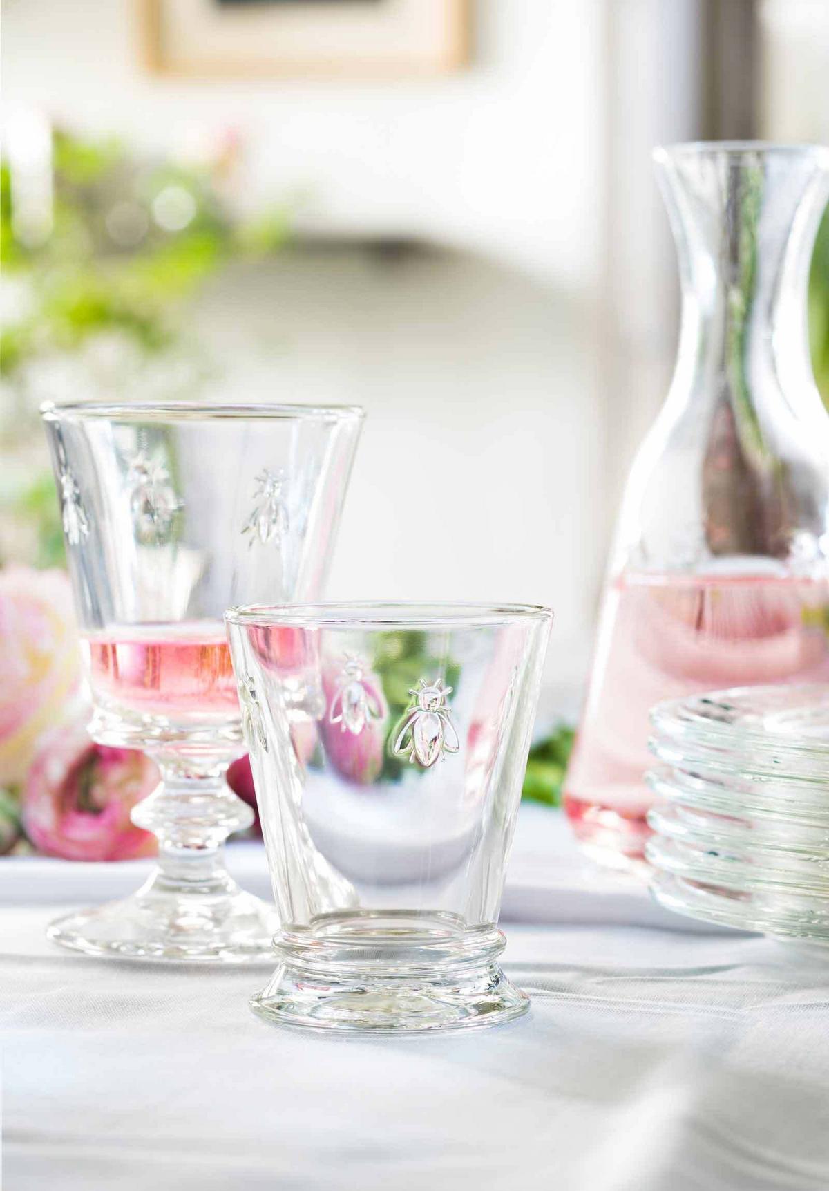 WEINGLÄSER Biene Abeille transparent 240 ml 6er Set - Transparent, Glas (0.24L) - La Rochère
