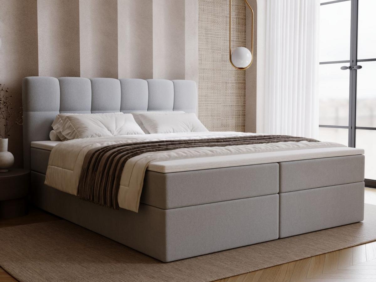 BOXBETT Maison 140x200 Grau - Grau, Holz/Textil (140/200cm) - Graingold