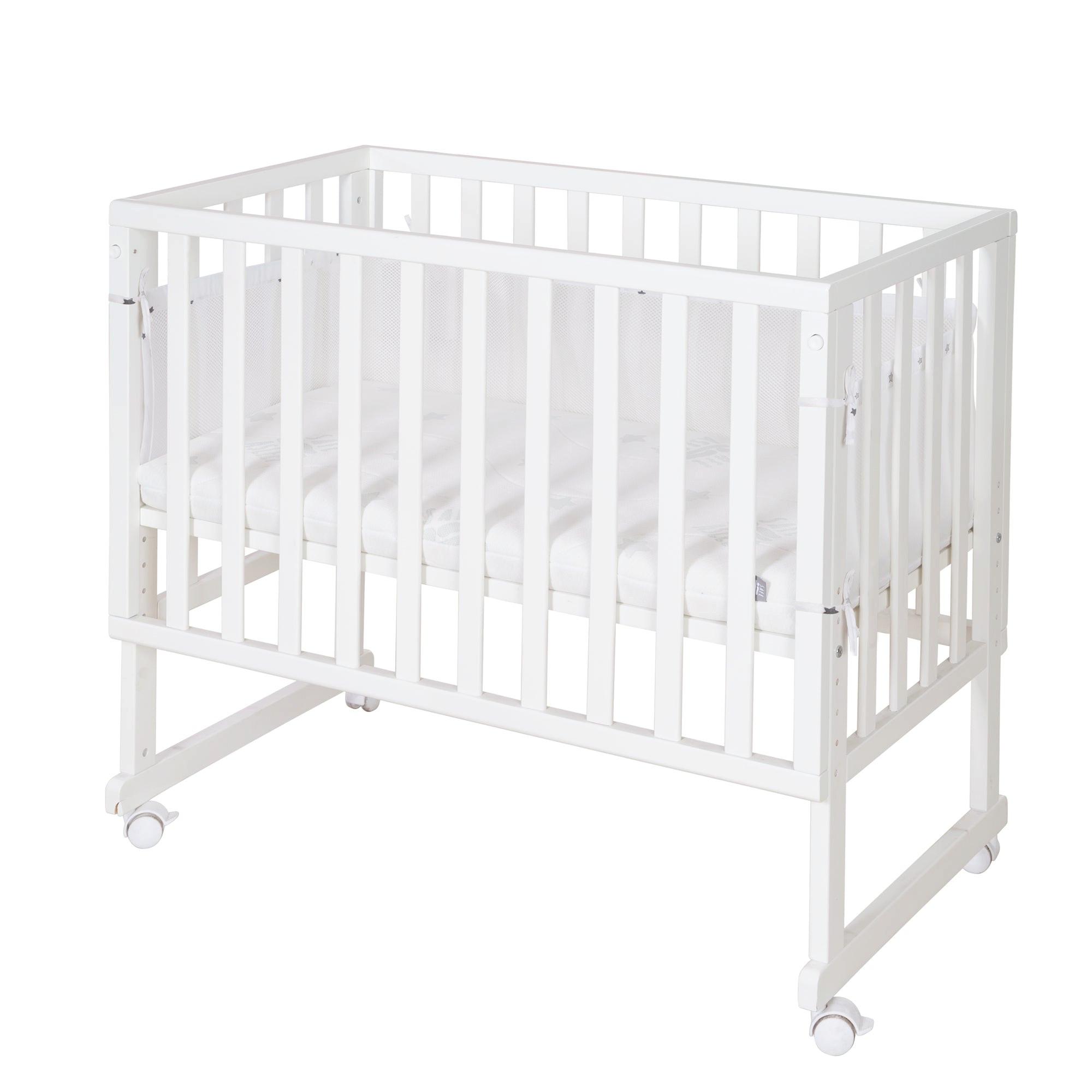 BEISTELLBETT Sternenzauber grau 3in1 Set 90 x 45 cm - Creme/Weiß, Holzwerkstoff (45/90cm) - Roba