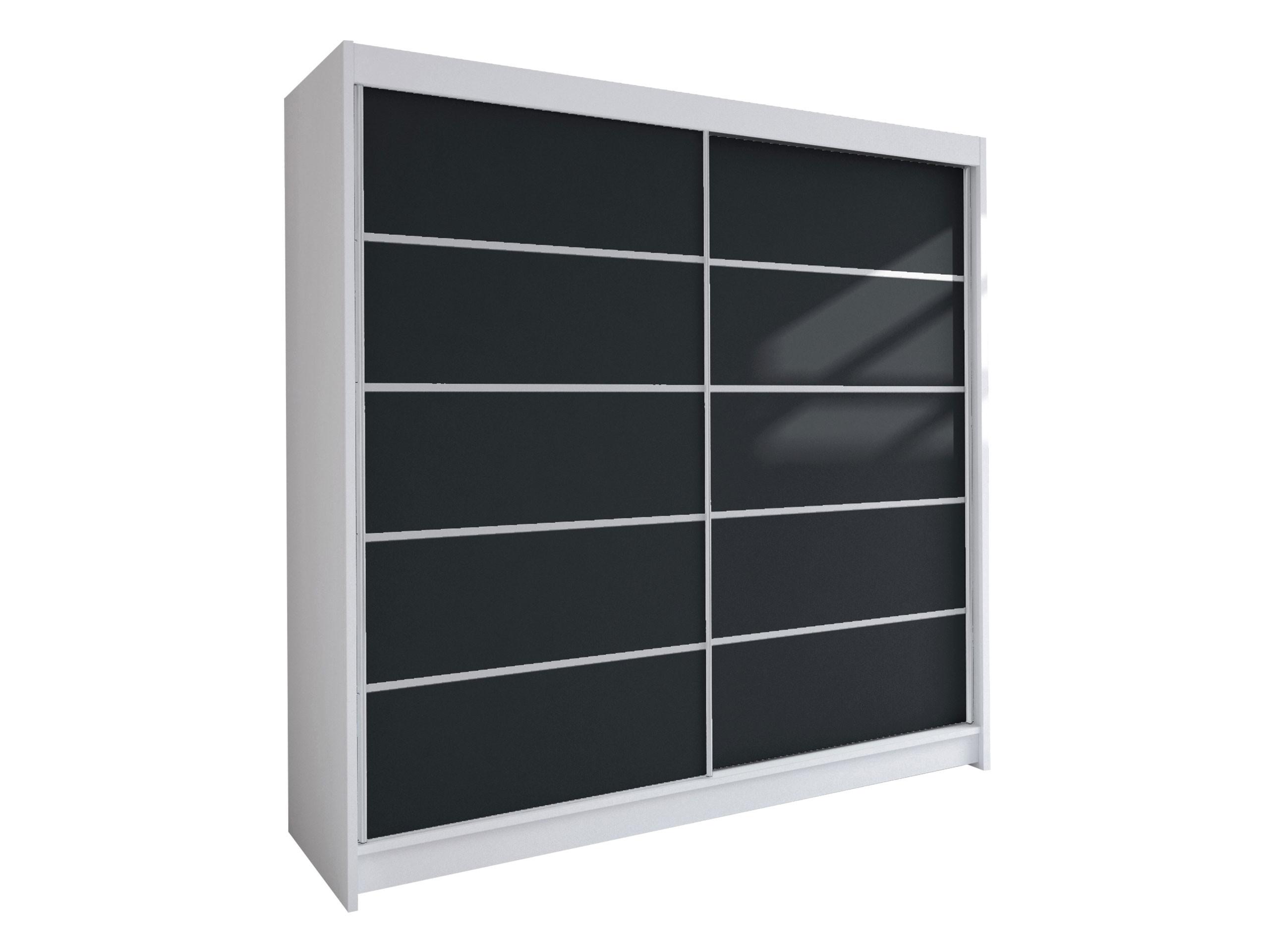 SCHWEBETÜRENSCHRANK Talin IV - Silberfarben/Multicolor, Holzwerkstoff/Metall (180/215/58cm) - MIRJAN24