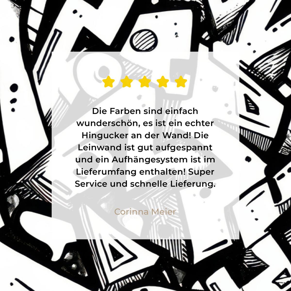 LEINWANDBILD Formen - Buchstaben - Graffiti - Schwarz Wohnzimmer Groß 120x80 cm - Schwarz, Textil (120/80cm) - MuchoWow