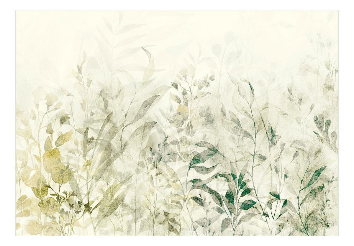SELBSTKLEBENDE FOTOTAPETE 245/175 cm - Beige/Grün, Kunststoff/Textil (245/1cm) - KUNSTLOFT