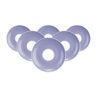 ESPRESSOUNTERTASSEN Liberty Pure Colors Grape Purple ø 12 cm 6er Set - Lila, Keramik (12cm) - Seltmann Weiden
