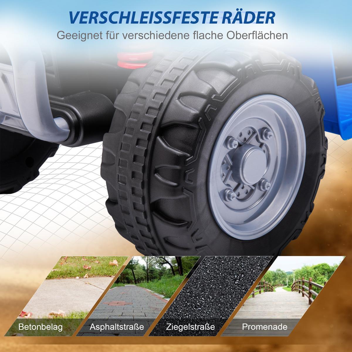 KINDERQUAD - Blau, Kunststoff/Metall (65.5/38.5/43.5cm) - AIYAPLAY
