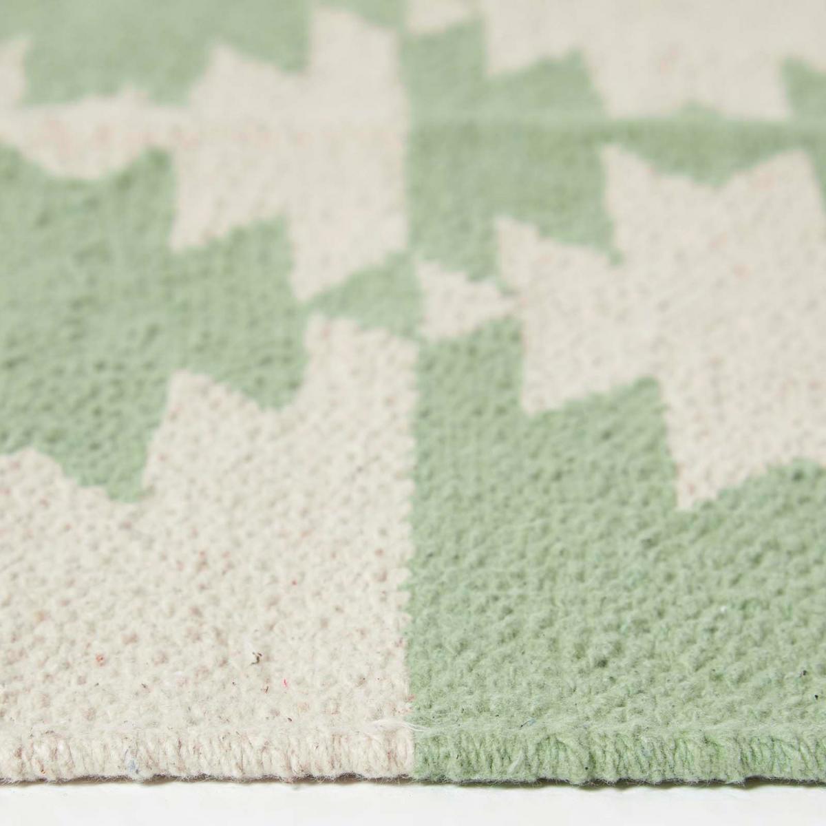 KELIM-TEPPICHLÄUFER Turin 66/200 cm - Grün, Textil (66/200cm) - Homescapes