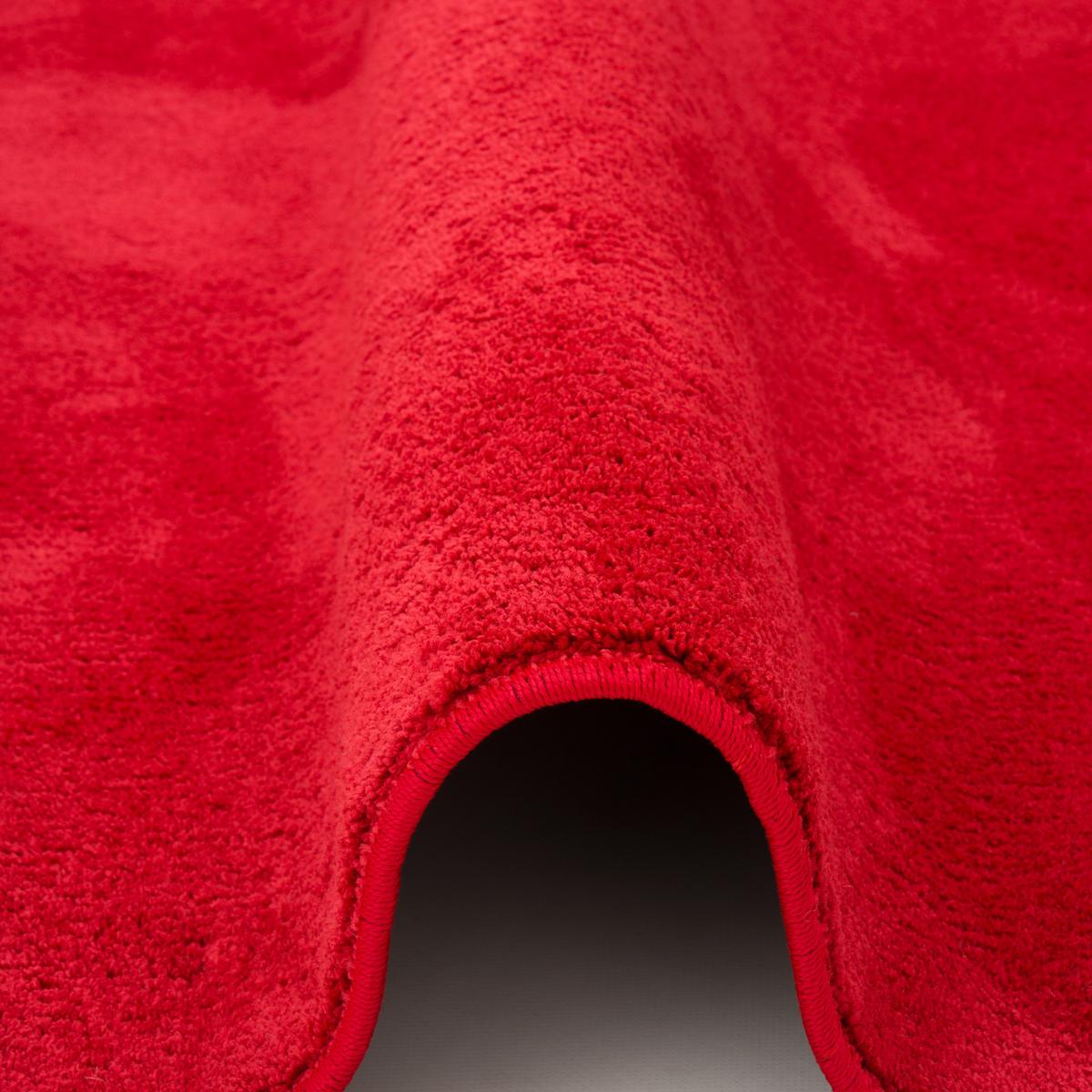HOCHFLOR LANGFLOR TEPPICH SUPER SOFT MELIA - Weinrot, Textil (200/290cm) - Pergamon