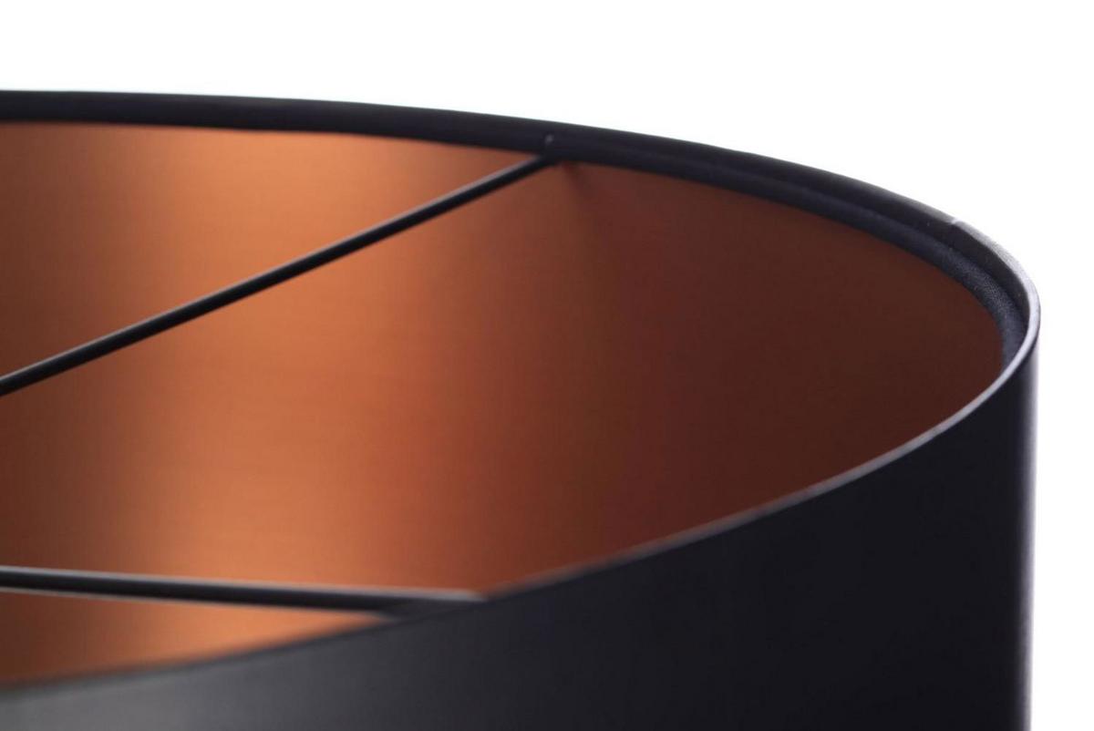 HÄNGELEUCHTE Kupfer 50/25 cm - Schwarz/Kupferfarben, Kunststoff (50/0.8/25cm) - ONZENO