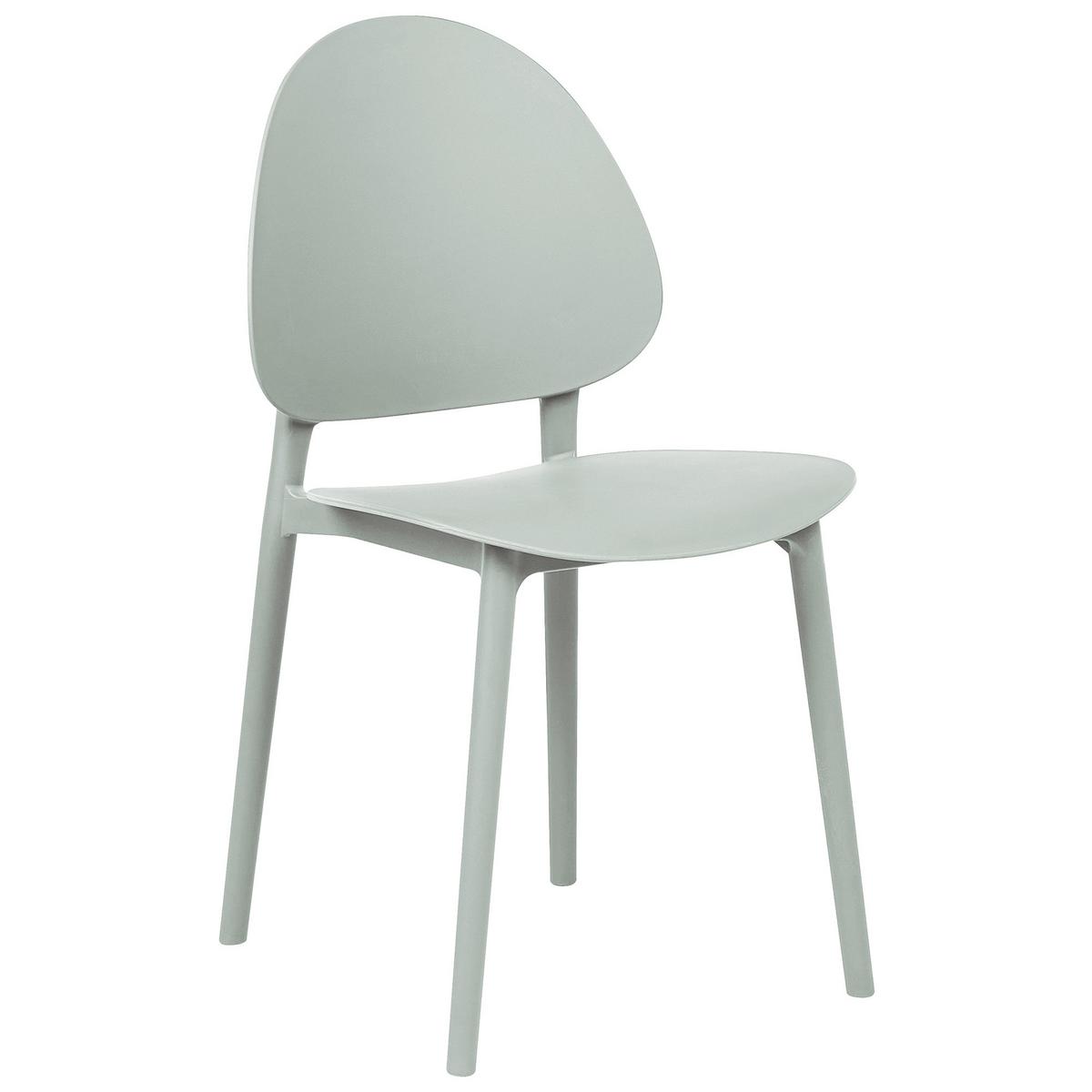 GARTENSTUHL 4er-Set Mintgrün Ceara - Mintgrün, Kunststoff (44/83/45cm) - Beliani