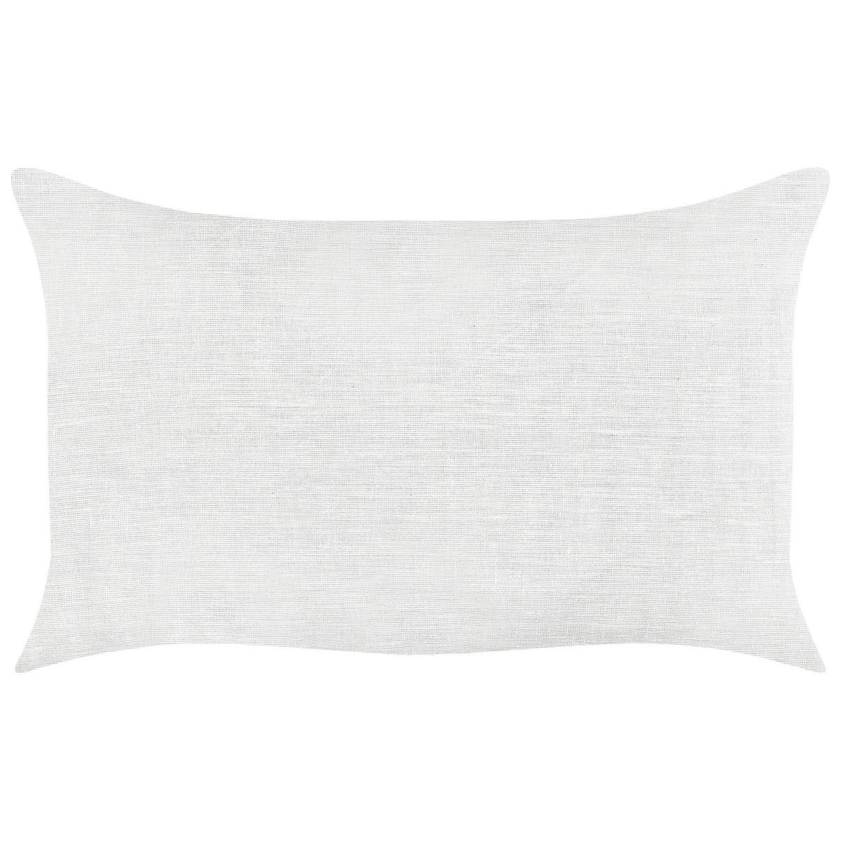 DEKOKISSEN 2er-Set Weiß 30/50 cm Banori - Weiß, Textil (50/30cm) - Beliani