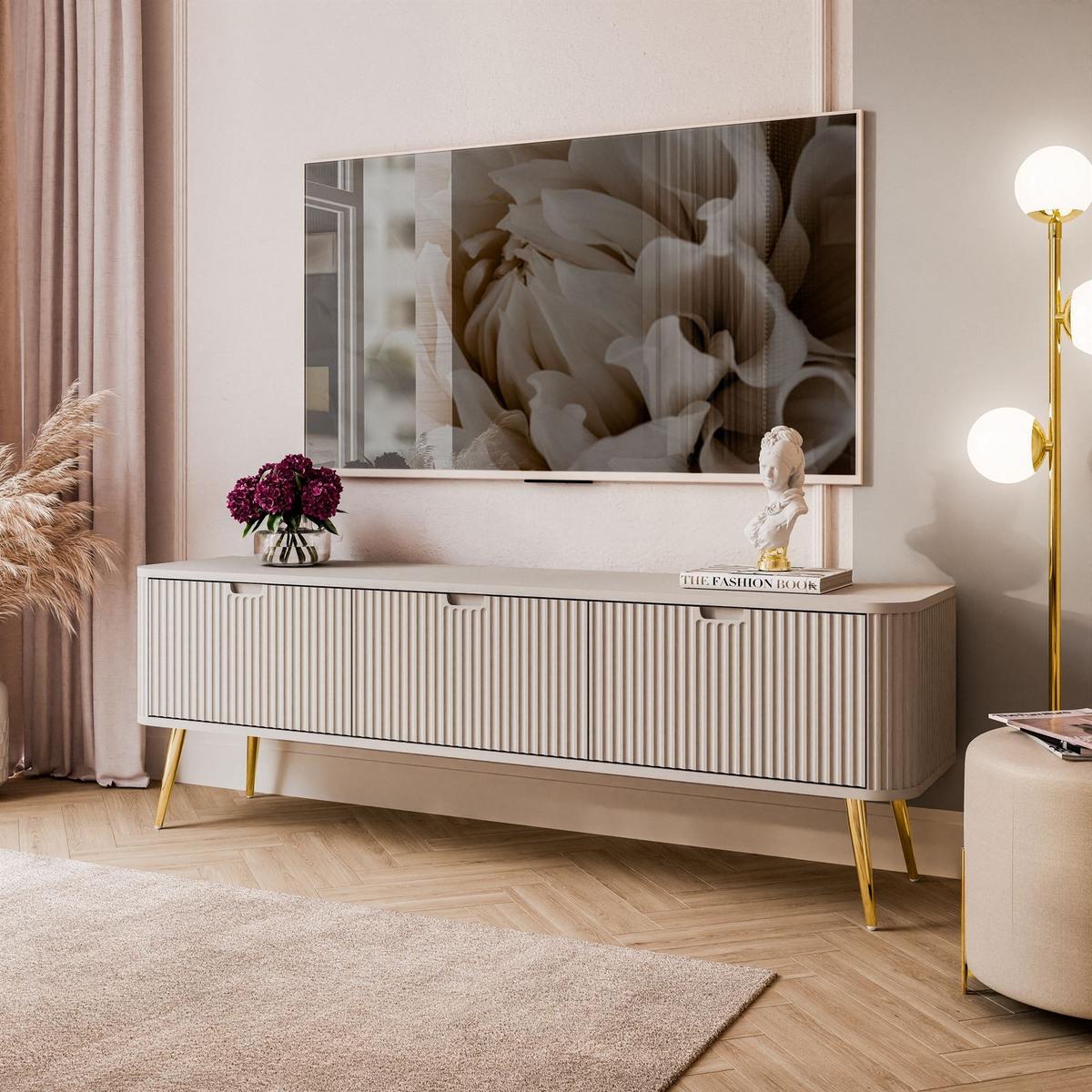 TV Element ZAIRA RTV168 Kaschmir - Kaschmir, Holzwerkstoff (168/57/39cm) - Lookway