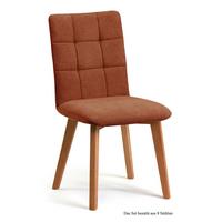 ESSZIMMERSTUHL (8er-Set) Dareen 47x91x60 Eiche geölt/Cognac - Cognac/Eichefarben, Kunststoff (60/91/47cm) - 58aufmkessel