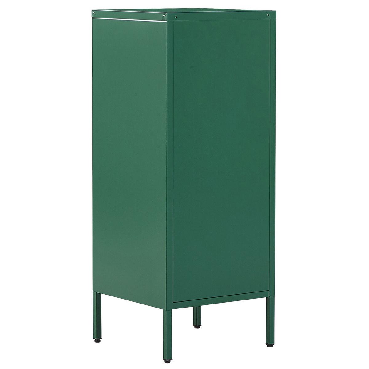 AKTENSCHRANK grün 2 Türen Huron - Grün, Metall (40/102/40cm) - Beliani