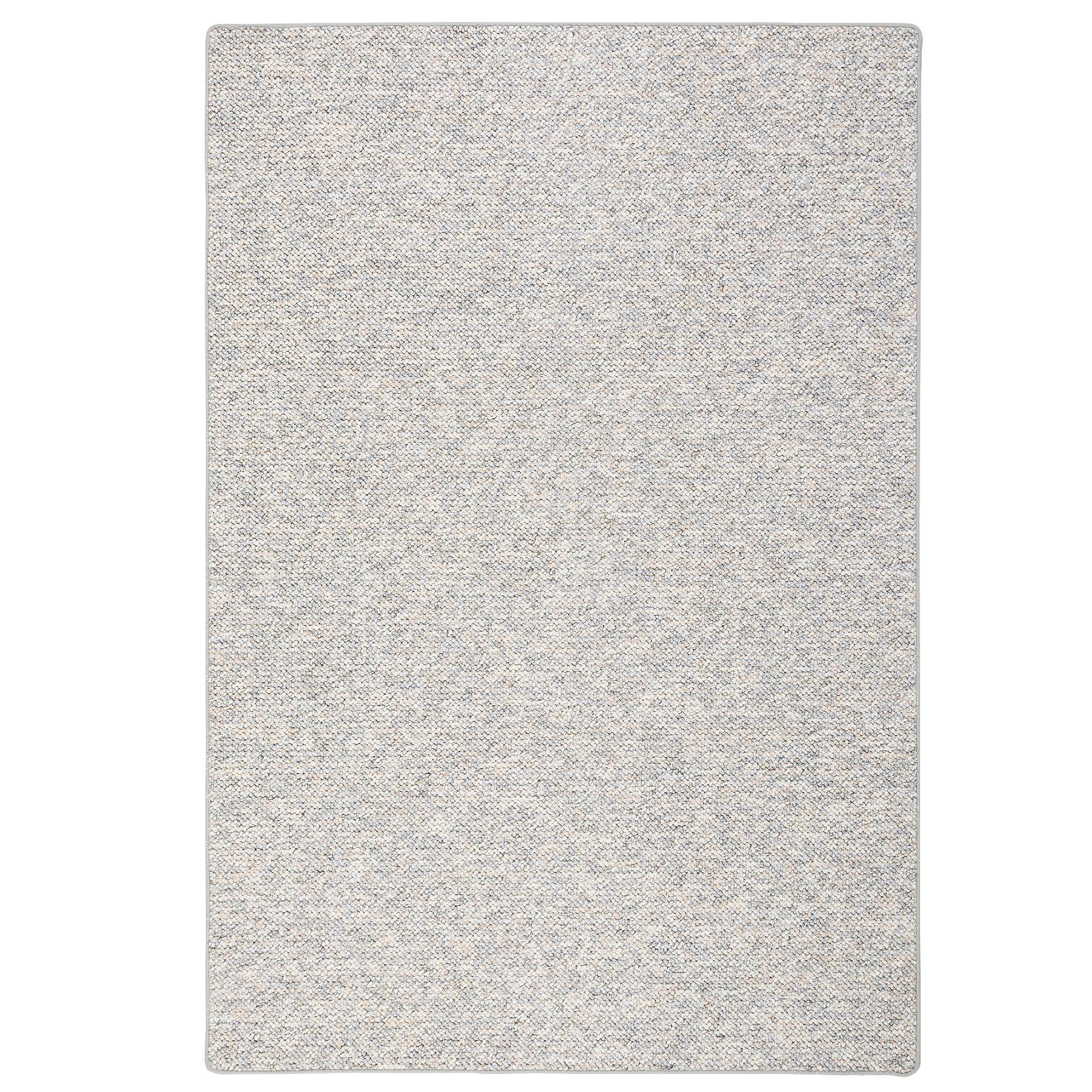 LUXUS WOLL-OPTIK BERBER JUNA MELIERT - Grau, Textil (160/160cm) - Snapstyle