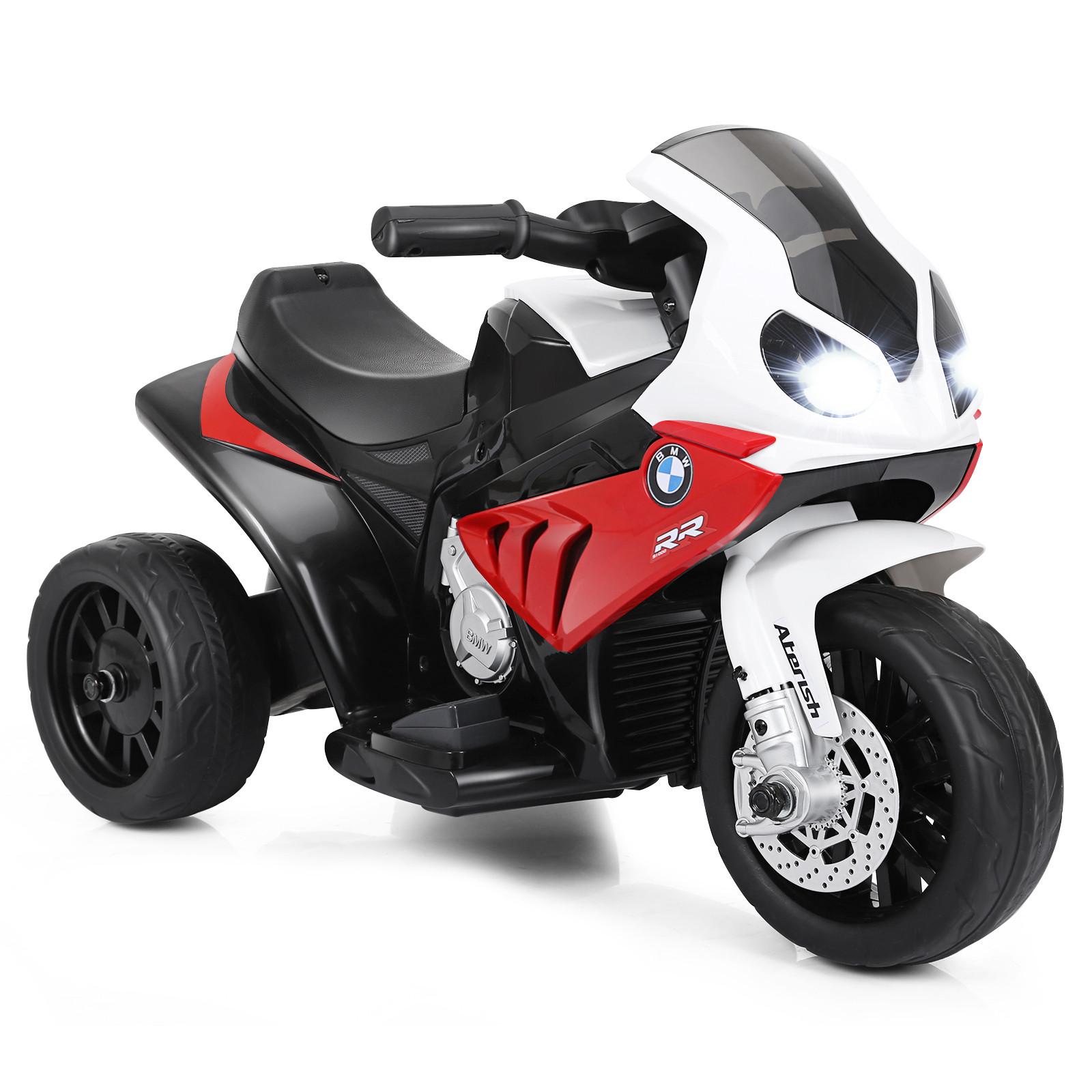 KINDERMOTORRAD BMW 6V Rot - Rot, Kunststoff (66/44/37cm) - COSTWAY