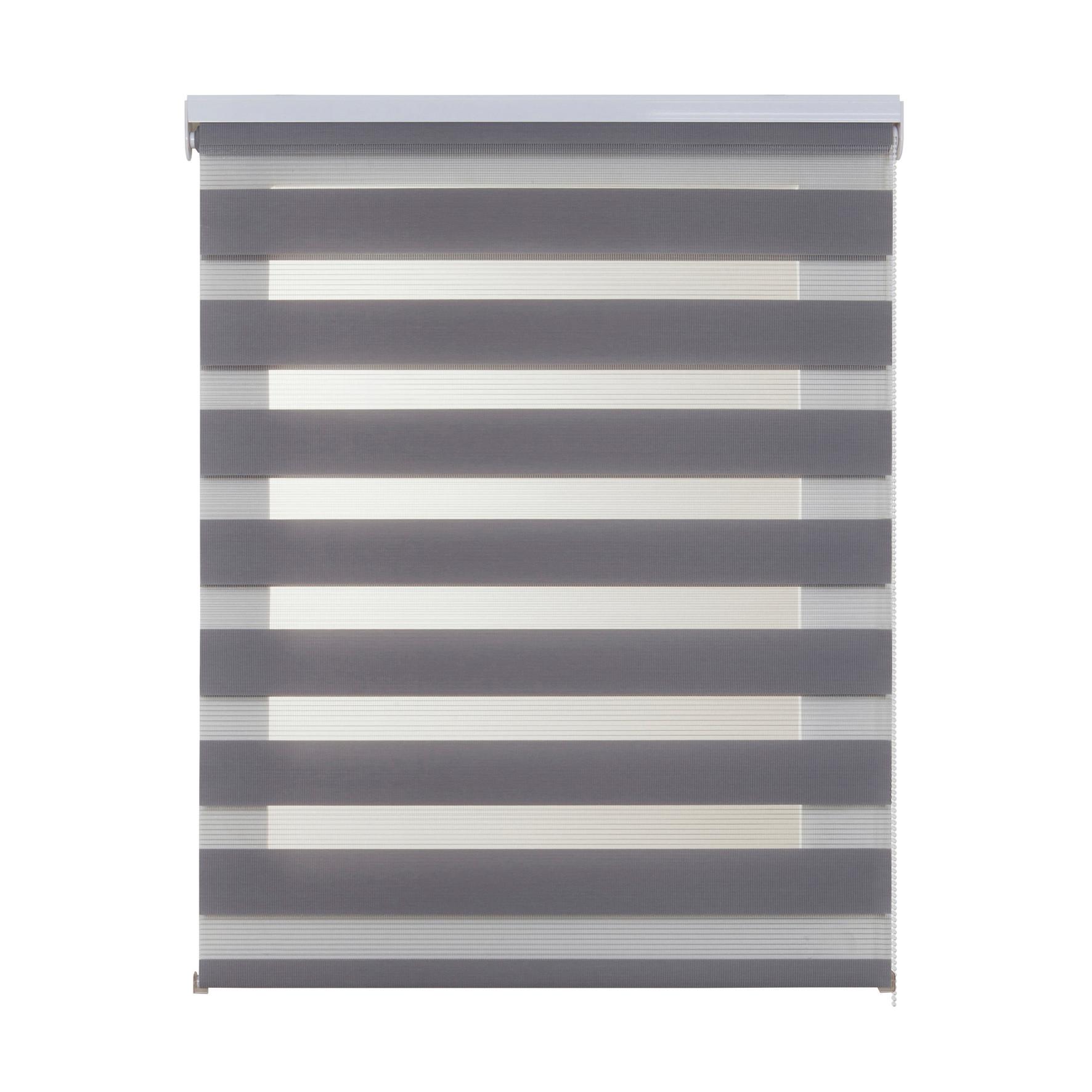 DOPPELROLLO Silber 60x180 cm EL - Silberfarben, Kunststoff (60/180cm) - STORESDECO