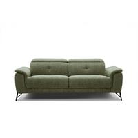SOFA AVENA 3-Sitzer, olivgrün - Olivgrün, Holzwerkstoff/Textil (204/80/108cm) - Wozimo