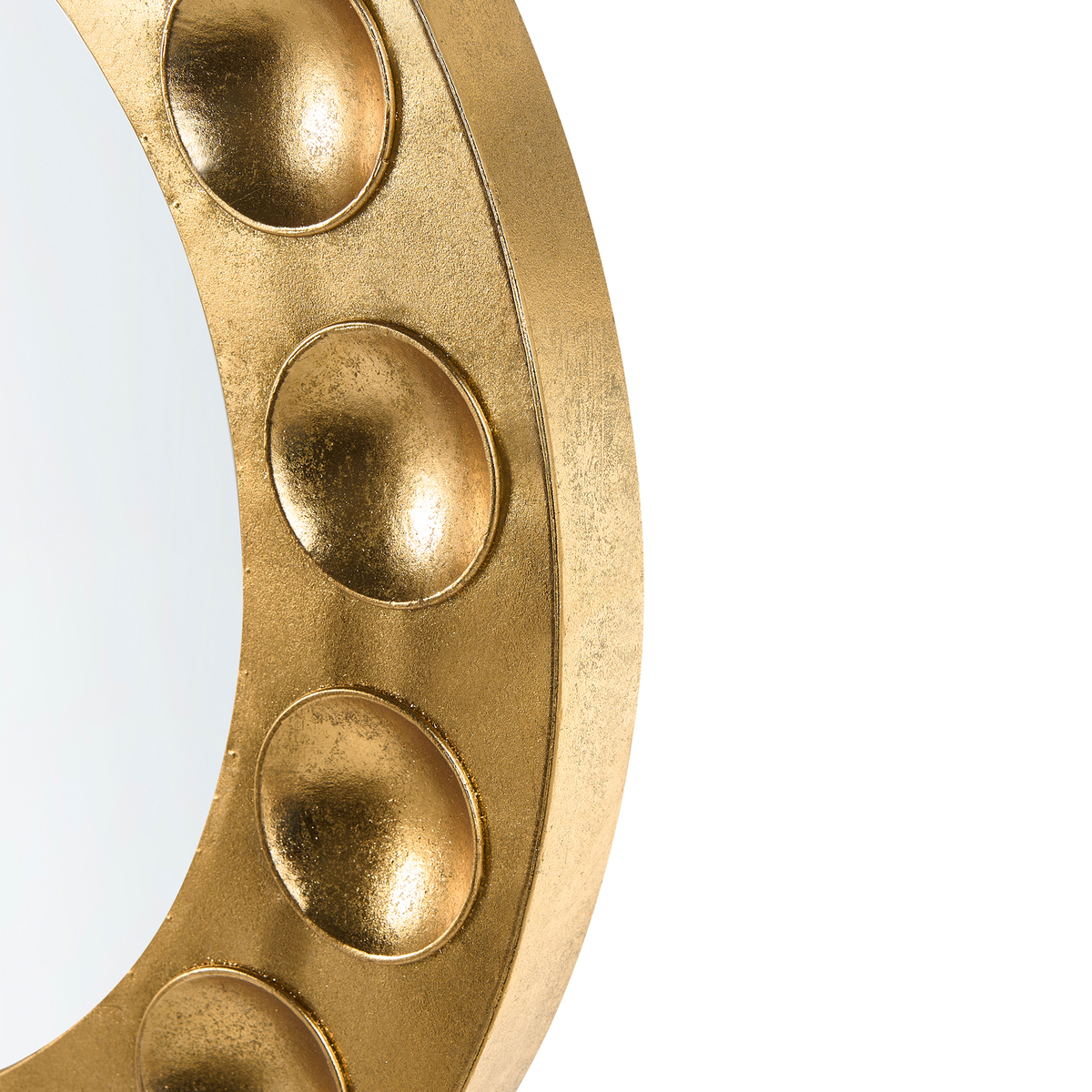 WANDSPIEGEL 63/63 cm Glas Gold Anhelo - Goldfarben, Glas (63/63/4cm) - Beliani