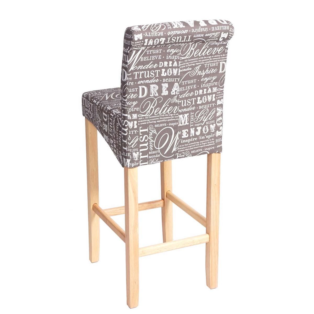 BARHOCKER Grau 2er-Set - Grau, Textil (39/105/53cm) - MCW