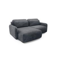 ECKSOFA Simone Mit Schlaffunktion - Anthrazit, Holzwerkstoff/Textil (240/165cm) - Fun Möbel