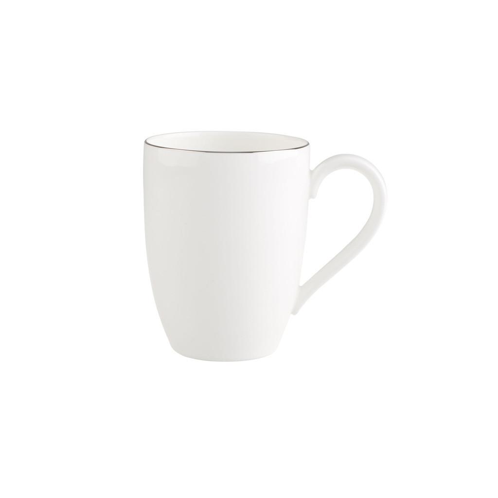 BECHER MIT HENKEL Anmut Platinum No. 1 weiß 300 ml - Weiß, Keramik (0.3L) - Villeroy & Boch